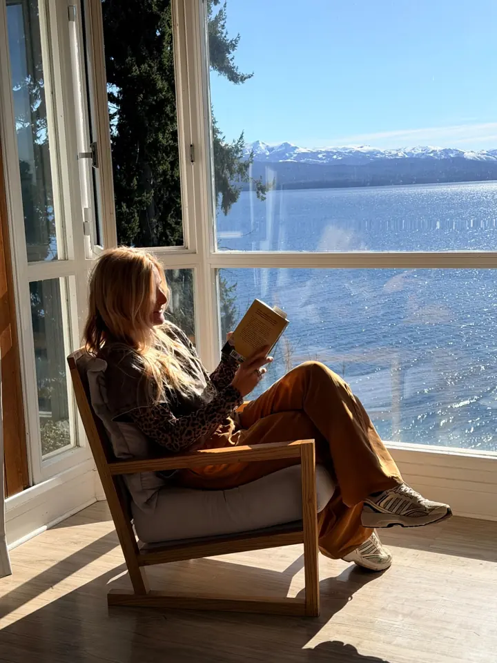 Luisa Biaus en un viaje con Casa Club